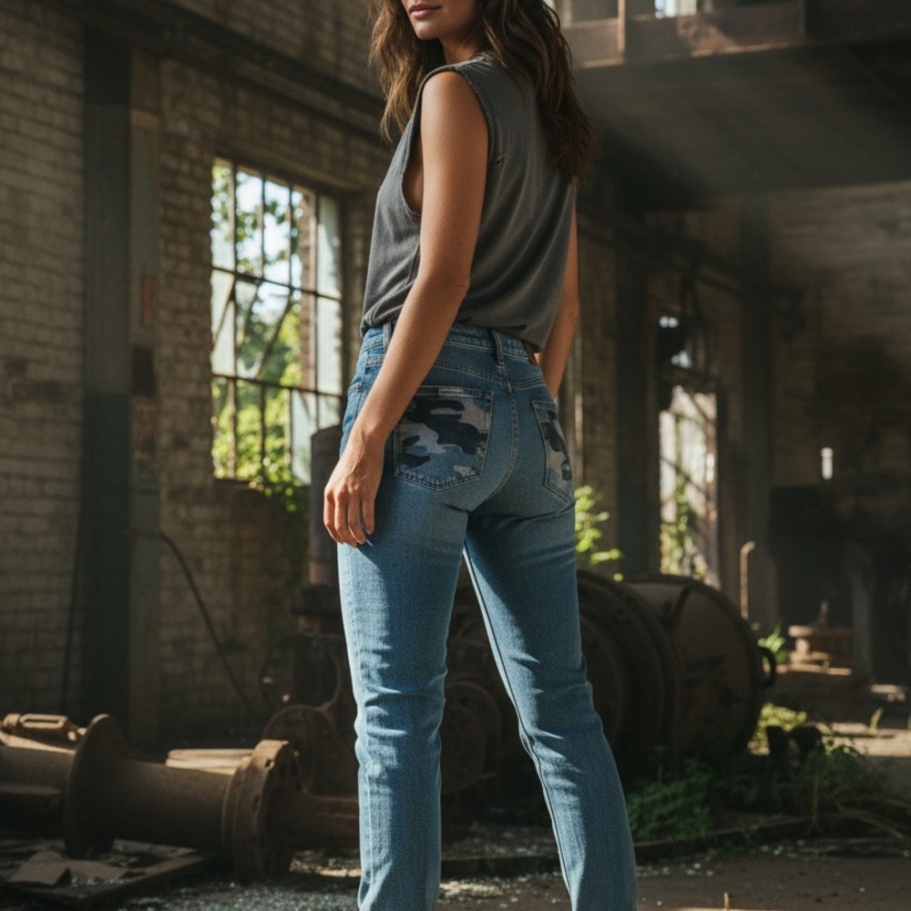 Acne Studios Bla Konst straight leg Cloud Pocket Jeans